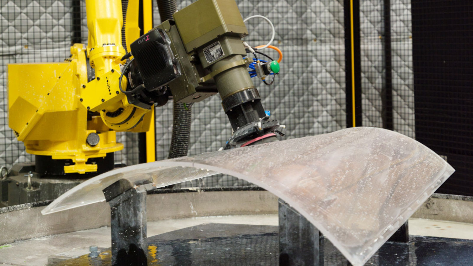 The Smart Robotic Canopy Sanding System will target maintenance and repair operations for acrylic and polycarbonate parts that accumulate scratches and surface damage on both interior and exterior surfaces throughout their service life.
