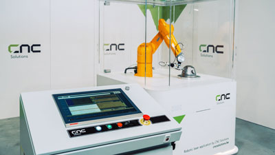 The Technology Package from CNC Solutions combines robot, software and motion control for CNC precision.
