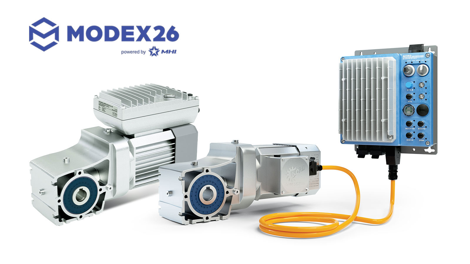 NORD DRIVESYSTEMS has announced their participation in MODEX 2026. From April 13–16 at the Georgia World Congress Center in Atlanta, NORD will showcase their latest advancements in high-efficiency gear motors, intelligent electronic control products, and modular automation solutions designed to optimize throughput and reduce Total Cost of Ownership (TCO)