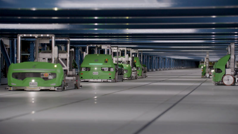 AMRs from Symbotic are part of the Pick Pack Pro solution.