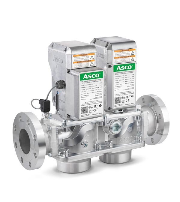 Emerson's Asco 159-series actuated gas valve.