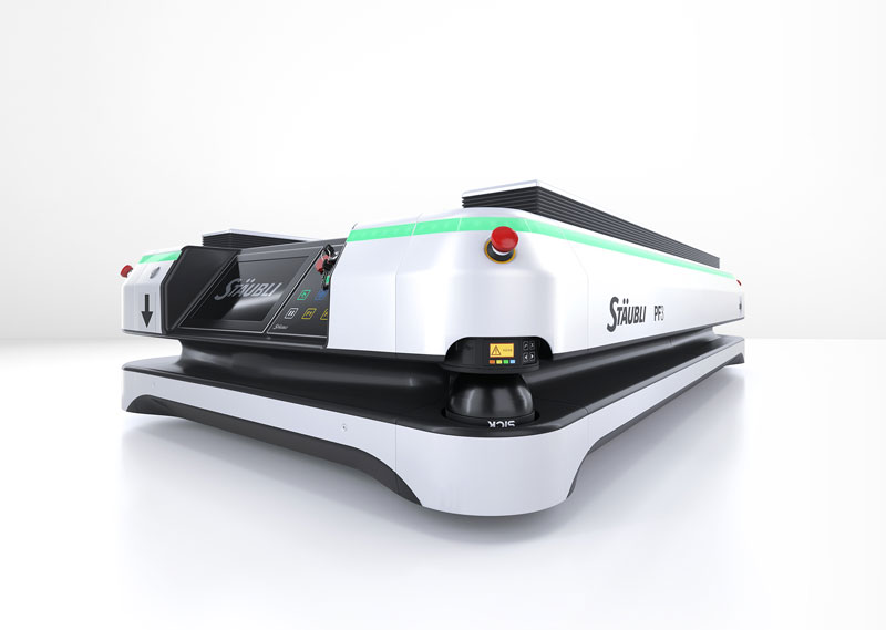 The Stäubli PF3 mobile platrform has a load capacity of 3 tons.
