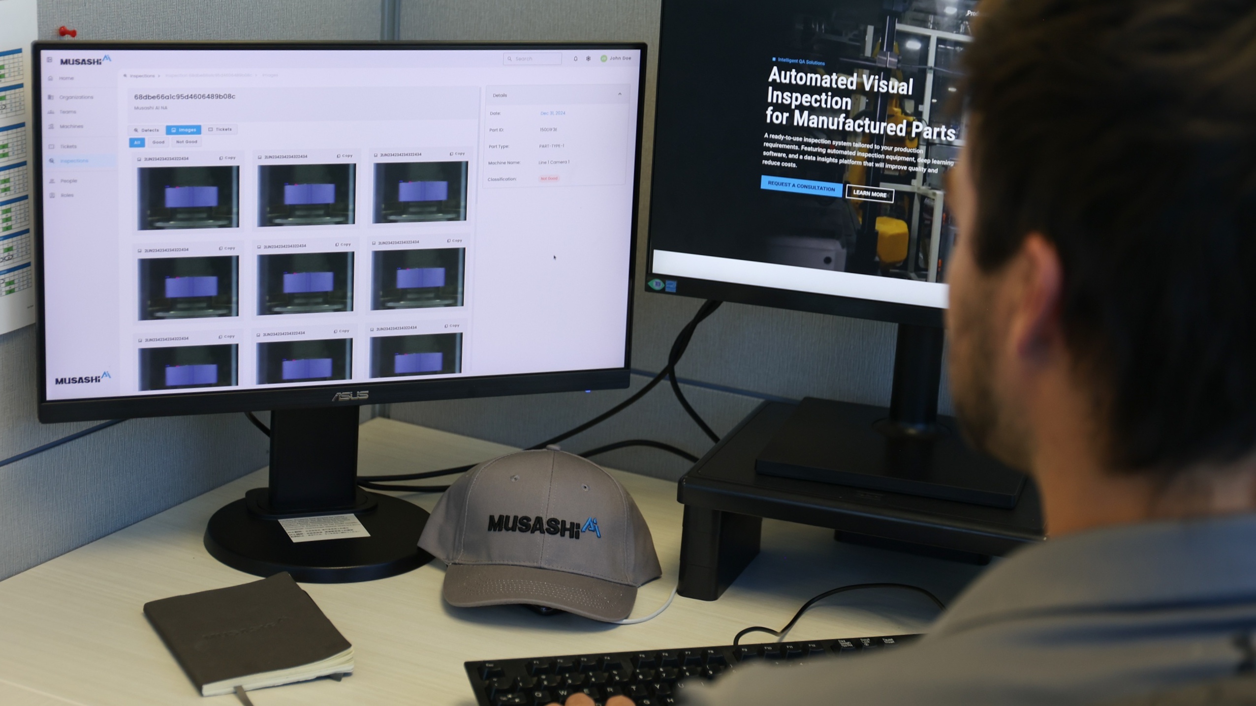 Musashi AI’s Gen 2 introduces a standardized AI-driven automated optical inspection (AOI) platform capable of scaling across a wide range of part sizes — from small precision components to vehicle doors. Musashi AI’s Gen 2 introduces a standardized AI-driven automated optical inspection (AOI) platform capable of scaling across a wide range of part sizes — from small precision components to vehicle doors.