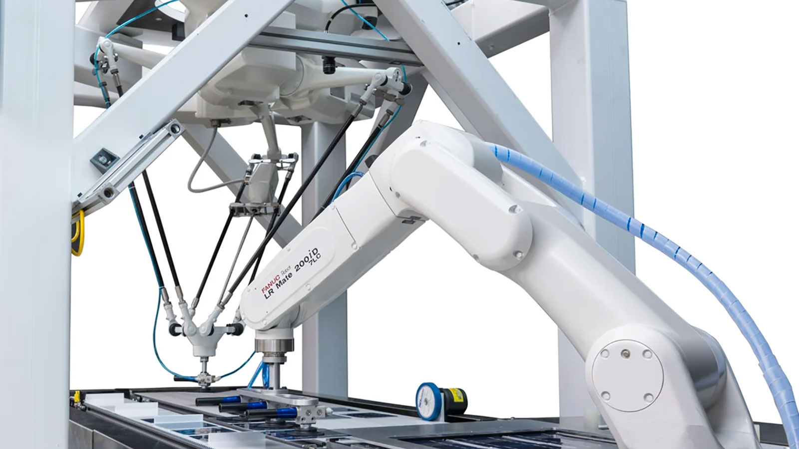 LR Mate 200iD/7LC Clean Room robot with a R30iB Plus controller donated to Skills USA 2026. LR Mate 200iD/7LC Clean Room robot with a R30iB Plus controller donated to Skills USA 2026.