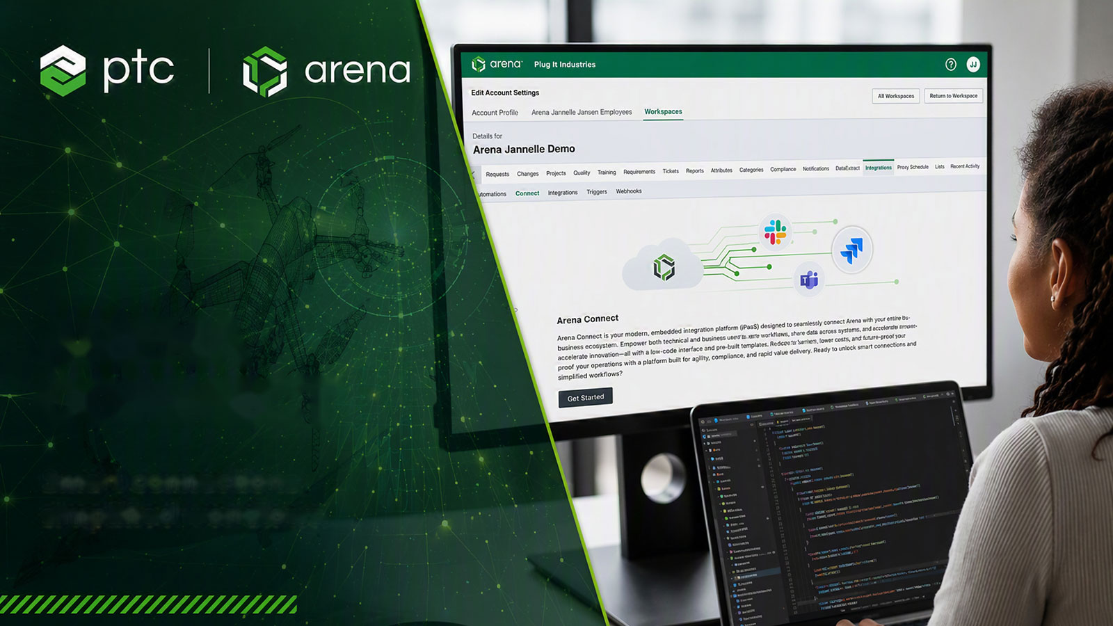 Arena Connect: an integration system designed to enhance workflow across multiple applications.