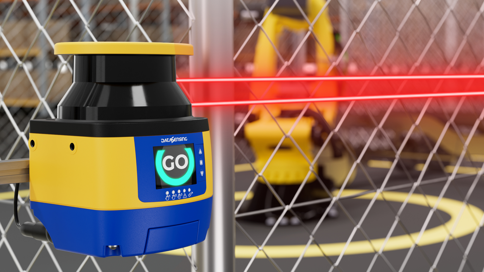 Datalogic’s latest, the SLS10 safety laser scanner, pushes the boundaries of maximum possible range for its product field.