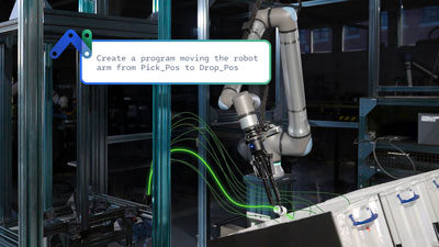 At IMTS 2026, Vention displayed both physical AI and agentic AI in action.