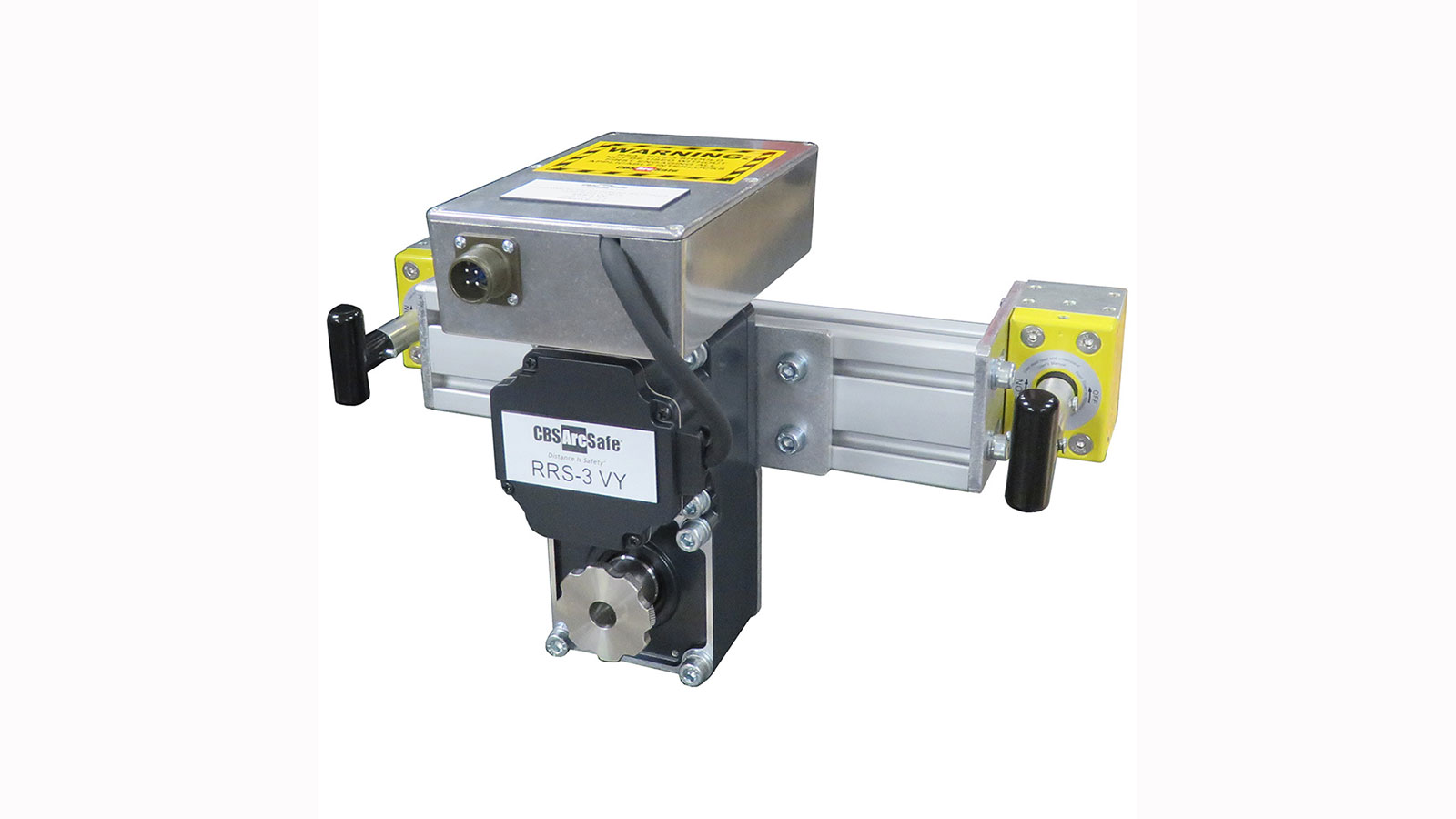 CBS ArcSafe RRS-3 VY Toshiba remote racking unit, designed for safe distance operation of low- and medium-voltage rotary racking circuit breakers.