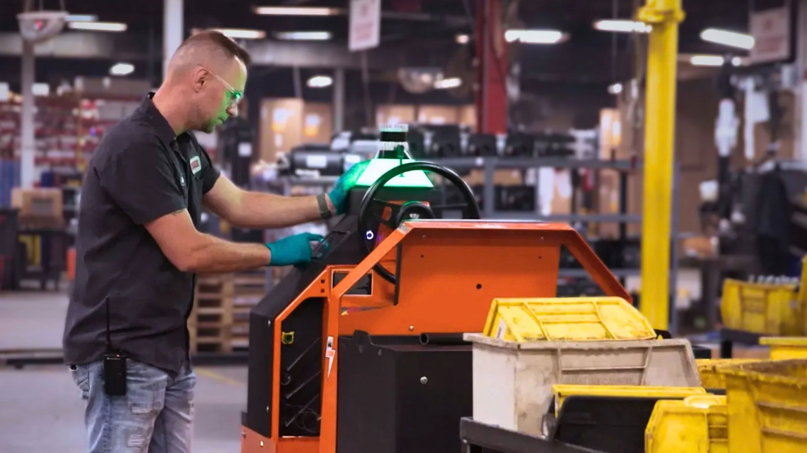 Deploying autonomous material handling: Cyngn’s DriveMod Autonomous Tugger in operation. Deploying autonomous material handling: Cyngn’s DriveMod Autonomous Tugger in operation.